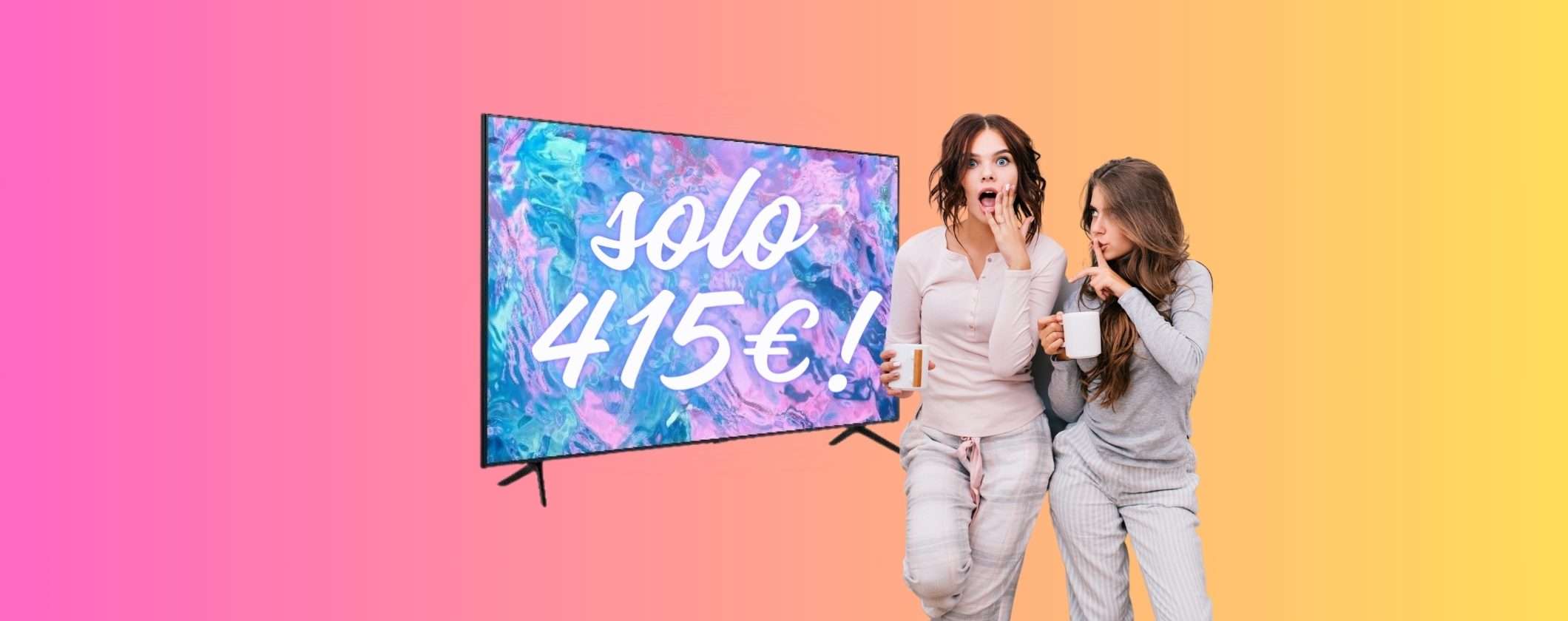 Samsung TV 4K 55 pollici, non è uno scherzo: solo 415€ su eBay