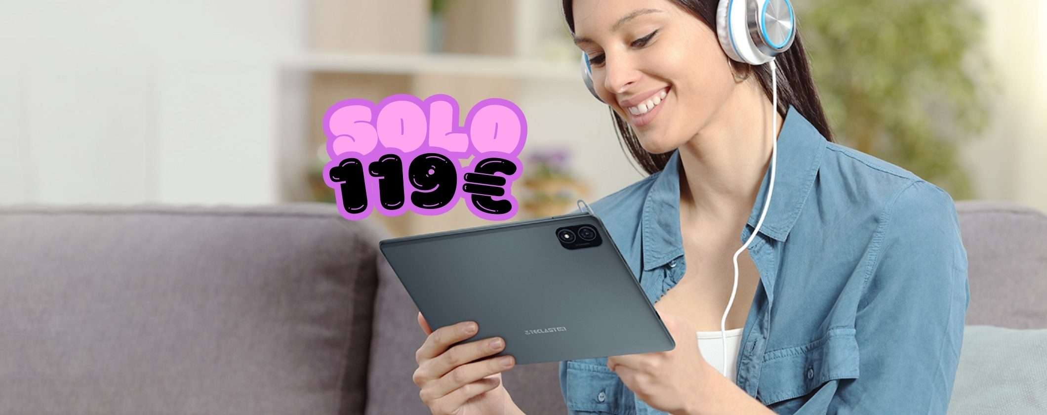 Tablet Android 16GB RAM in DOPPIO SCONTO su Amazon: tuo a soli 109€