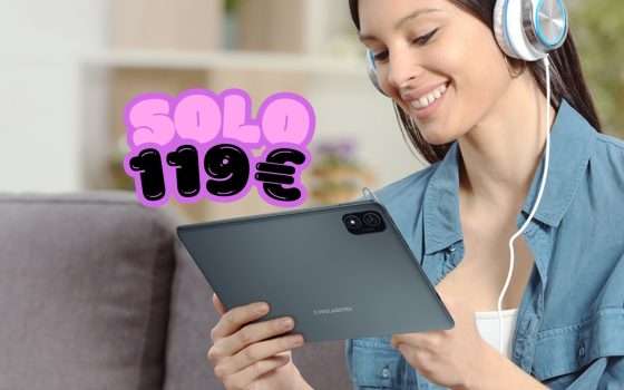 Tablet Android 16GB RAM in DOPPIO SCONTO su Amazon: tuo a soli 109€