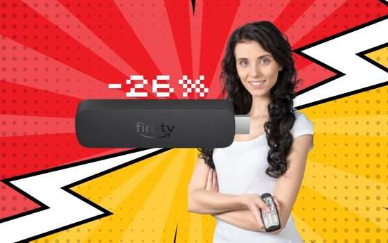 Trasforma il tuo televisore con la Fire TV Stick 4K al 26% di sconto