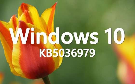 Windows 10 KB5036979 spinge gli account Microsoft