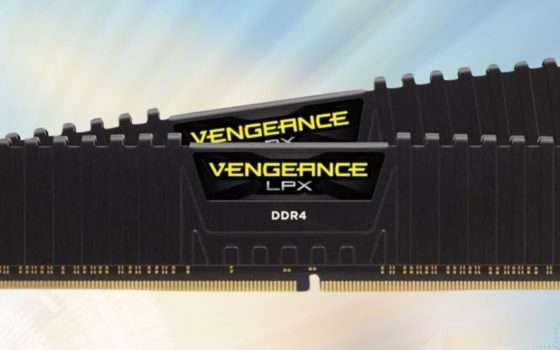 Aggiorna il tuo PC: 16GB di RAM DDR4 Corsair in SCONTO su Amazon