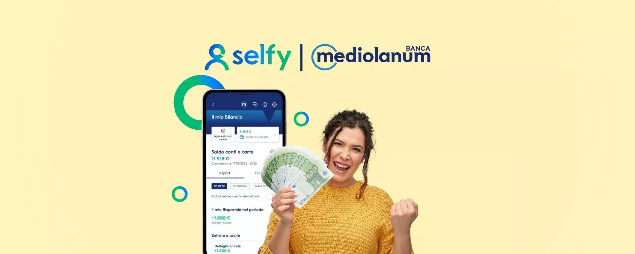 Apertura gratis e premi in omaggio: apri SelfyConto entro fine mese
