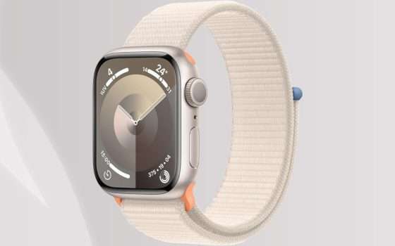 Apple Watch Series 9 tocca il MINIMO su Amazon: risparmi 90 euro