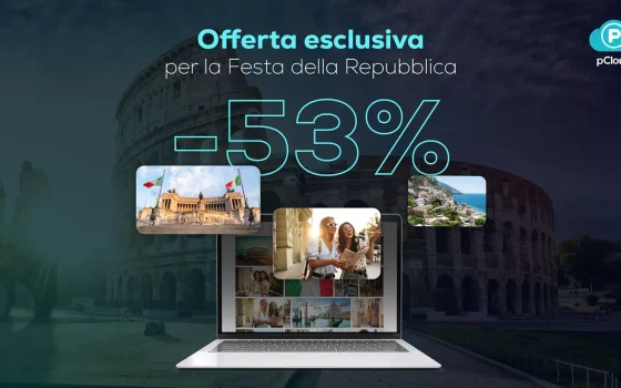 Festa della Repubblica: problemi di memoria risolti con l’offerta pCloud (-53%)