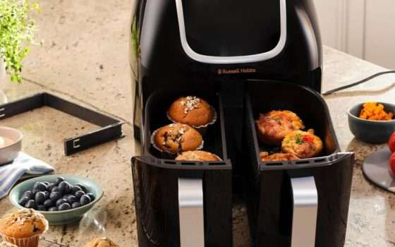 Friggitrice ad Aria a DOPPIO CESTELLO in sconto lampo su Amazon (-20%)