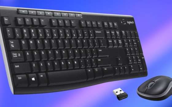 Logitech MK270: kit mouse e tastiera wireless a 21,99 euro (offerta Amazon)