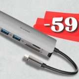 Portatile, COMPLETO: mini Hub USB 8in1 di D-LINK scontato del 59%