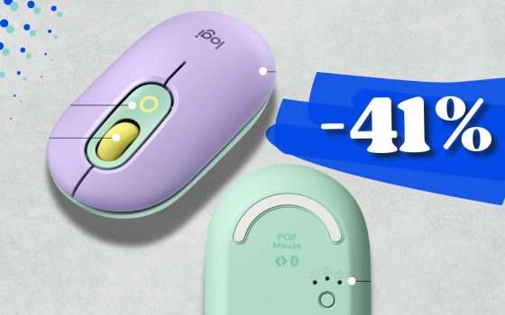 Logitech POP è il mouse con tasto SPECIALE e prezzo REGALO (-41%)