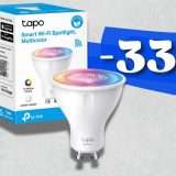 Lampadina SMART multicolor GU10 compatibile Google e Alexa con soli 9€