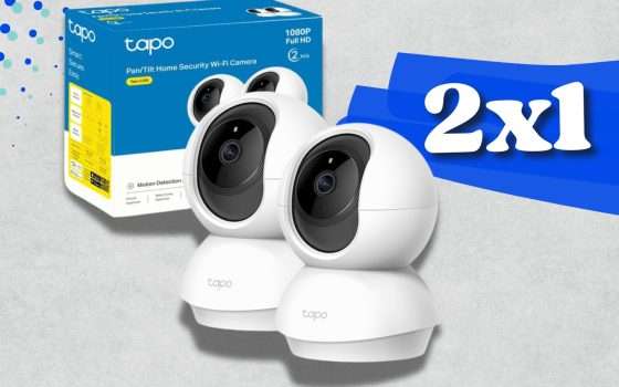 Telecamere WiFi interno a 360° con tecnologia ULTRA: su Amazon il 2x1