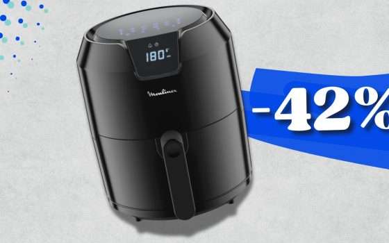 Consumi STRACCIATI ma cucina STELLATA con friggitrice 4,2L Moulinex