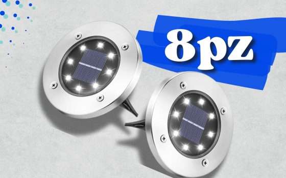 Giardino ILLUMINATO con 25€: faretti senza fili e ricarica SOLARE