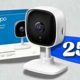 Telecamera WiFi super DESIGN e con app smartphone: 25€ per casa SICURA