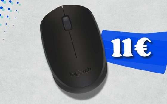 Logitech: questo mouse Wireless a soli 11€ è un vero AFFARE