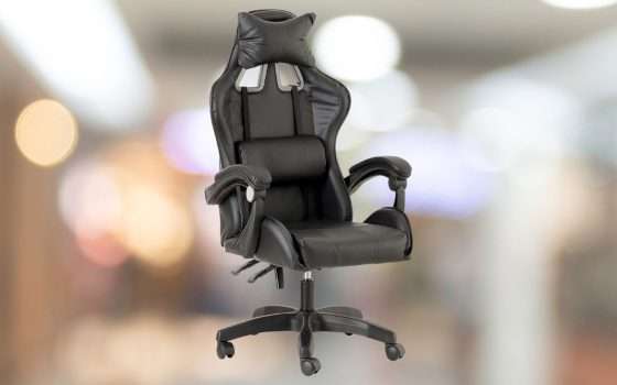 Poltrona ergonomica da gioco o da ufficio a 69,99€: FANTASTICO SCONTO di Amazon
