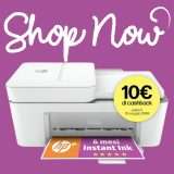 Stampante HP DeskJet 4120e: prezzo ASSURDO su Amazon e cashback di 10€