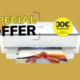 Stampante HP Envy 6020e: sconto del 46% su Amazon e cashback di ben 30€