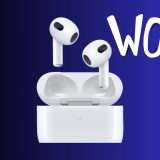 Apple AirPods 3 con custodia Lightning all'incredibile prezzo di 159 euro