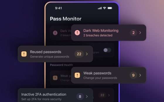 Proton Pass: protezione aggiuntiva con Pass Monitor