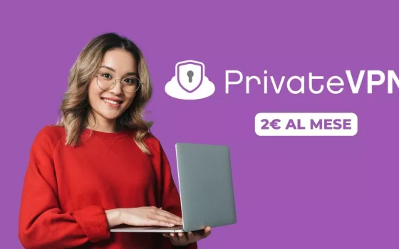 VPN premium a meno di 3€ al mese: PrivateVPN