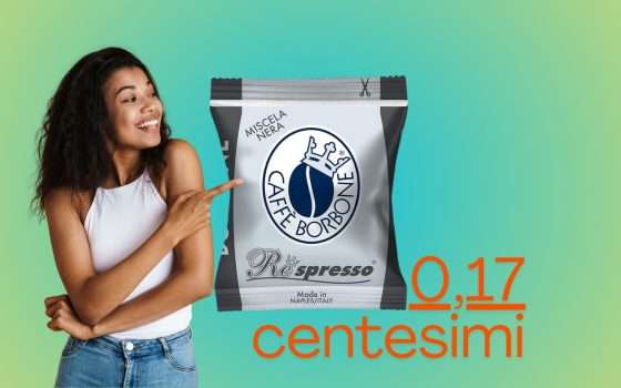 Caffè Borbone Nespresso a soli 17 centesimi: OFFERTA BOMBA