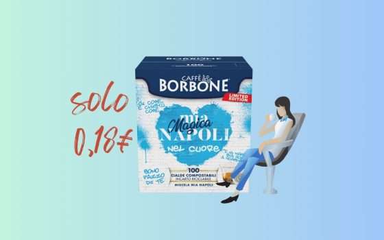 Cialde Caffè Borbone: con Mia Magica Napoli l'espresso è top (0,18€)