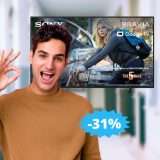 Smart TV Sony BRAVIA: MEGA sconto del 31% su Amazon