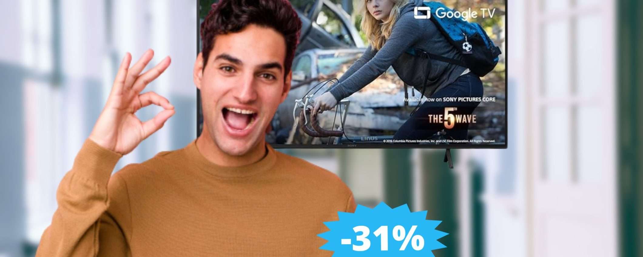 Smart TV Sony BRAVIA: MEGA sconto del 31% su Amazon