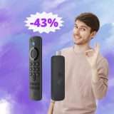 Amazon Fire TV Stick 4K: sconto ASSURDO del 43%