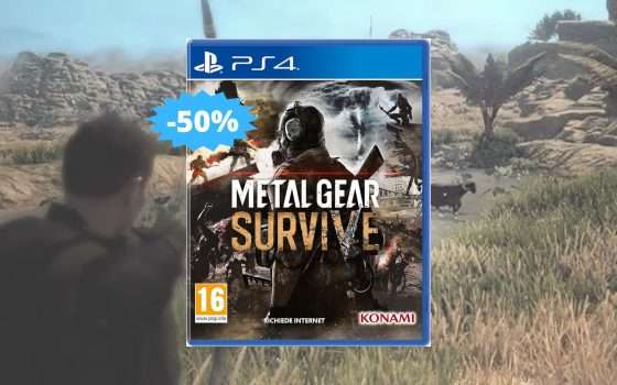 Metal Gear Survive per PS4: sconto FOLLE del 50% su Amazon