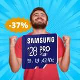 MicroSD Samsung da 128GB: un AFFARE da non perdere (-37%)