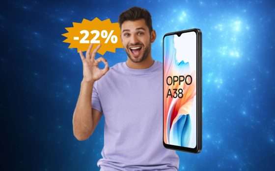 OPPO A38: lo smartphone ESSENZIALE definitivo (-22%)