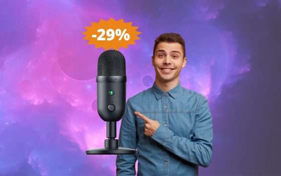 Microfono Razer Seiren V2 X: sconto ESCLUSIVO del 29%