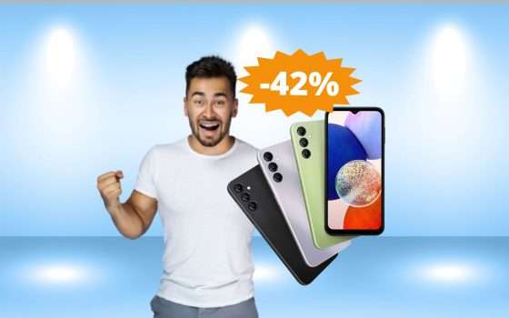 Samsung Galaxy A14: un AFFARE da non perdere su Amazon (-42%)