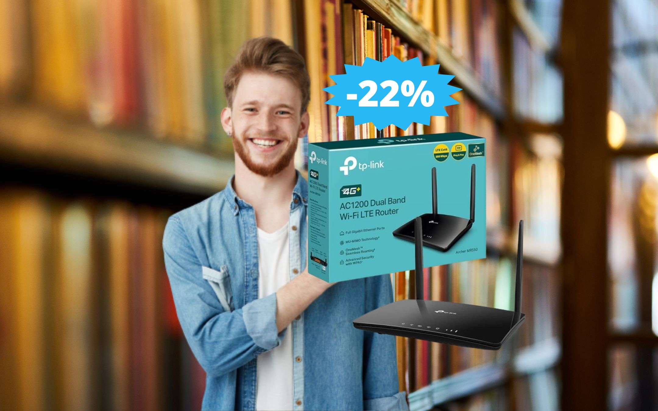 Amazon Ap Router Router TP-Link Archer MR550: SUPER sconto del 20% su Amazon
