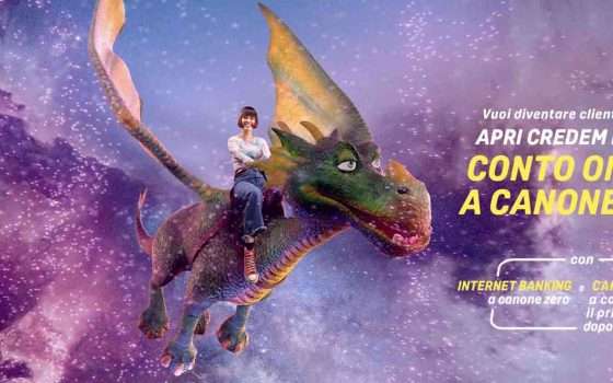 Credem Link: il conto online gratis con deposito del 4%