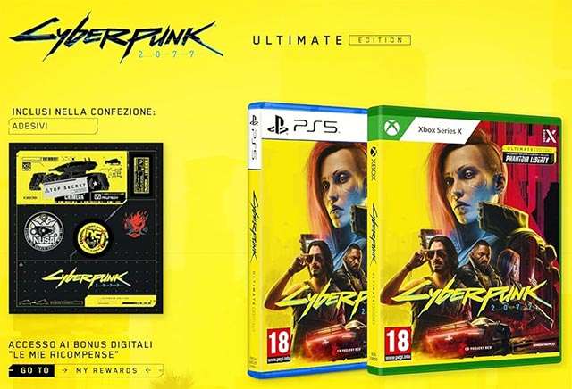 Le versioni PS5 e Xbox Series X/S di Cyberpunk 2077 Ultimate Edition
