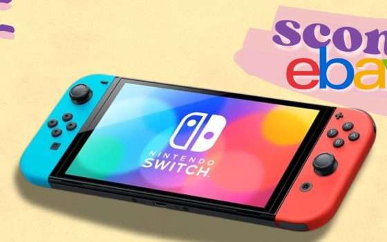Nintendo Switch OLED per giocare in 3 modi diversi, sconto FURIOSO eBay