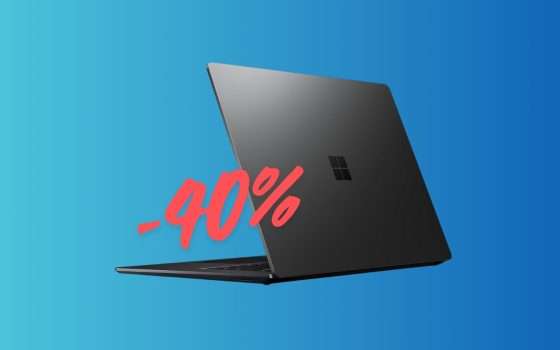 Microsoft Surface Laptop 5: -40% su Amazon per poco tempo