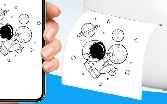 Stampante tascabile a 11€: l'offerta imperdibile