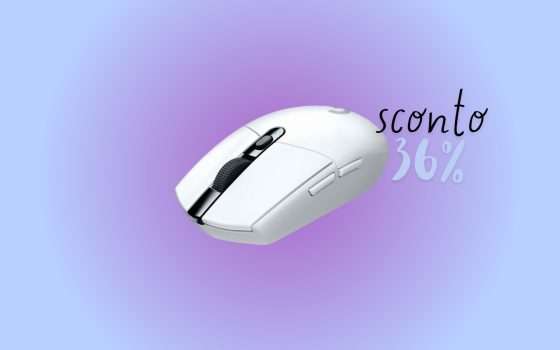 Mouse Gaming Wireless Logitech G G305: a -36% è un REGALO