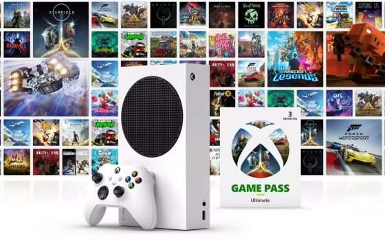 Xbox Series S + 3 mesi di GamePass Ultimate a soli 239€ su eBay