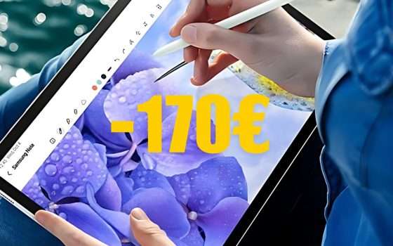 Samsung Galaxy Tab S9 FE: RISPARMIA 170€ su Amazon