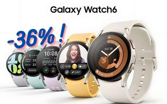 Samsung Galaxy Watch6: ottimo Best Buy con SCONTO del 36%