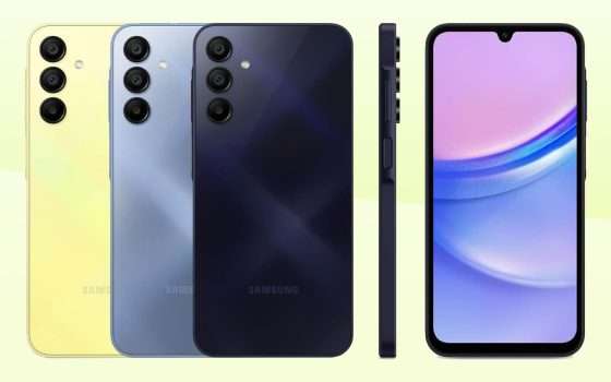 Samsung Galaxy A15 a -40%, al prezzo minimo storico