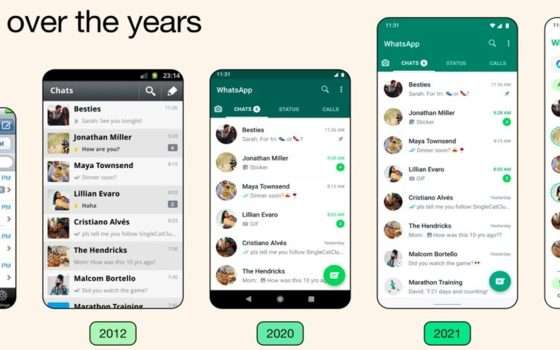 WhatsApp si rifà il look su iOS e Android: nuovo design in arrivo
