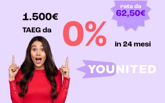 Offerta unica Younited: prestito personale TAN 0,0%