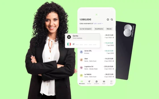 3 mesi gratis con il codice sconto PERFX3 per il tuo conto aziendale Qonto