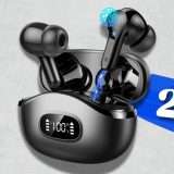 Auricolari Bluetooth SPAZIALI con cancellazione rumore e 40H (21€)
